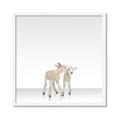 Picture of Together Lambs _GroupedProduct_Square_Mini_ _GroupedProduct_Square_Framed_Matted_
