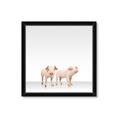 Picture of Together Pigs _GroupedProduct_Square_Mini_ _GroupedProduct_Square_Framed_Matted_