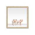 Picture of Together Pigs _GroupedProduct_Square_Mini_ _GroupedProduct_Square_Framed_Matted_