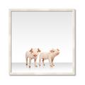 Picture of Together Pigs _GroupedProduct_Square_Mini_ _GroupedProduct_Square_Framed_Matted_