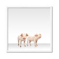 Picture of Together Pigs _GroupedProduct_Square_Mini_ _GroupedProduct_Square_Framed_Matted_