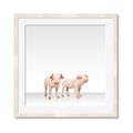 Picture of Together Pigs _GroupedProduct_Square_Mini_ _GroupedProduct_Square_Framed_Matted_