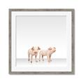 Picture of Together Pigs _GroupedProduct_Square_Mini_ _GroupedProduct_Square_Framed_Matted_