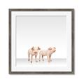 Picture of Together Pigs _GroupedProduct_Square_Mini_ _GroupedProduct_Square_Framed_Matted_