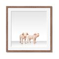 Picture of Together Pigs _GroupedProduct_Square_Mini_ _GroupedProduct_Square_Framed_Matted_