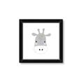Picture of Hippo Drawing _GroupedProduct_Square_Mini_ _GroupedProduct_Square_Framed_Matted_