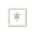 Picture of Hippo Drawing _GroupedProduct_Square_Mini_ _GroupedProduct_Square_Framed_Matted_
