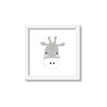 Picture of Hippo Drawing _GroupedProduct_Square_Mini_ _GroupedProduct_Square_Framed_Matted_