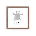 Picture of Hippo Drawing _GroupedProduct_Square_Mini_ _GroupedProduct_Square_Framed_Matted_