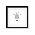 Picture of Hippo Drawing _GroupedProduct_Square_Mini_ _GroupedProduct_Square_Framed_Matted_