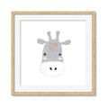 Picture of Hippo Drawing _GroupedProduct_Square_Mini_ _GroupedProduct_Square_Framed_Matted_