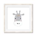 Picture of Hippo Drawing _GroupedProduct_Square_Mini_ _GroupedProduct_Square_Framed_Matted_