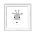 Picture of Hippo Drawing _GroupedProduct_Square_Mini_ _GroupedProduct_Square_Framed_Matted_