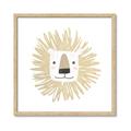 Picture of Lion Drawing _GroupedProduct_Square_Mini_ _GroupedProduct_Square_Framed_Matted_