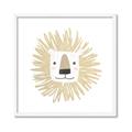 Picture of Lion Drawing _GroupedProduct_Square_Mini_ _GroupedProduct_Square_Framed_Matted_
