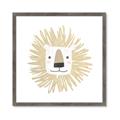 Picture of Lion Drawing _GroupedProduct_Square_Mini_ _GroupedProduct_Square_Framed_Matted_