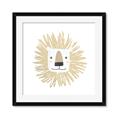 Picture of Lion Drawing _GroupedProduct_Square_Mini_ _GroupedProduct_Square_Framed_Matted_