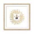 Picture of Lion Drawing _GroupedProduct_Square_Mini_ _GroupedProduct_Square_Framed_Matted_