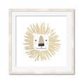 Picture of Lion Drawing _GroupedProduct_Square_Mini_ _GroupedProduct_Square_Framed_Matted_