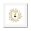 Picture of Lion Drawing _GroupedProduct_Square_Mini_ _GroupedProduct_Square_Framed_Matted_