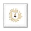 Picture of Lion Drawing _GroupedProduct_Square_Mini_ _GroupedProduct_Square_Framed_Matted_