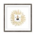 Picture of Lion Drawing _GroupedProduct_Square_Mini_ _GroupedProduct_Square_Framed_Matted_