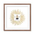 Picture of Lion Drawing _GroupedProduct_Square_Mini_ _GroupedProduct_Square_Framed_Matted_