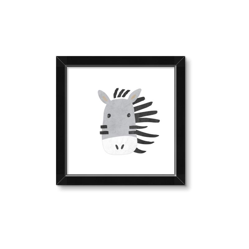 Picture of Zebra Drawing _GroupedProduct_Square_Mini_ _GroupedProduct_Square_Framed_Matted_