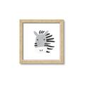 Picture of Zebra Drawing _GroupedProduct_Square_Mini_ _GroupedProduct_Square_Framed_Matted_