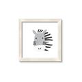 Picture of Zebra Drawing _GroupedProduct_Square_Mini_ _GroupedProduct_Square_Framed_Matted_