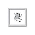 Picture of Zebra Drawing _GroupedProduct_Square_Mini_ _GroupedProduct_Square_Framed_Matted_