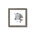Picture of Zebra Drawing _GroupedProduct_Square_Mini_ _GroupedProduct_Square_Framed_Matted_