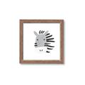 Picture of Zebra Drawing _GroupedProduct_Square_Mini_ _GroupedProduct_Square_Framed_Matted_