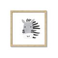 Picture of Zebra Drawing _GroupedProduct_Square_Mini_ _GroupedProduct_Square_Framed_Matted_