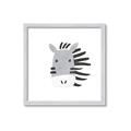 Picture of Zebra Drawing _GroupedProduct_Square_Mini_ _GroupedProduct_Square_Framed_Matted_