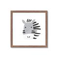 Picture of Zebra Drawing _GroupedProduct_Square_Mini_ _GroupedProduct_Square_Framed_Matted_
