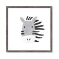 Picture of Zebra Drawing _GroupedProduct_Square_Mini_ _GroupedProduct_Square_Framed_Matted_