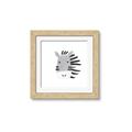 Picture of Zebra Drawing _GroupedProduct_Square_Mini_ _GroupedProduct_Square_Framed_Matted_