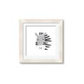 Picture of Zebra Drawing _GroupedProduct_Square_Mini_ _GroupedProduct_Square_Framed_Matted_