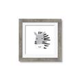 Picture of Zebra Drawing _GroupedProduct_Square_Mini_ _GroupedProduct_Square_Framed_Matted_