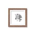 Picture of Zebra Drawing _GroupedProduct_Square_Mini_ _GroupedProduct_Square_Framed_Matted_
