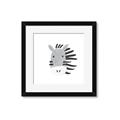 Picture of Zebra Drawing _GroupedProduct_Square_Mini_ _GroupedProduct_Square_Framed_Matted_
