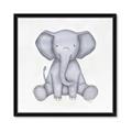 Picture of Nursery Elephant _GroupedProduct_Square_Mini_ _GroupedProduct_Square_Framed_Matted_