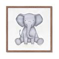 Picture of Nursery Elephant _GroupedProduct_Square_Mini_ _GroupedProduct_Square_Framed_Matted_