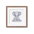 Picture of Nursery Elephant _GroupedProduct_Square_Mini_ _GroupedProduct_Square_Framed_Matted_