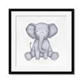 Picture of Nursery Elephant _GroupedProduct_Square_Mini_ _GroupedProduct_Square_Framed_Matted_