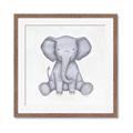 Picture of Nursery Elephant _GroupedProduct_Square_Mini_ _GroupedProduct_Square_Framed_Matted_