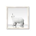 Picture of Singular Polar Bear _GroupedProduct_Square_Mini_ _GroupedProduct_Square_Framed_Matted_