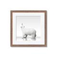 Picture of Singular Polar Bear _GroupedProduct_Square_Mini_ _GroupedProduct_Square_Framed_Matted_
