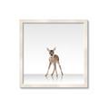 Picture of Singular Deer _GroupedProduct_Square_Mini_ _GroupedProduct_Square_Framed_Matted_